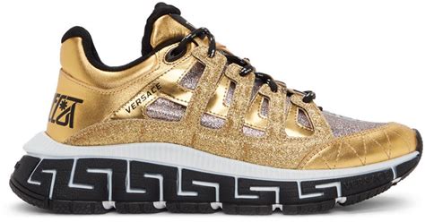 young versace gold shoes